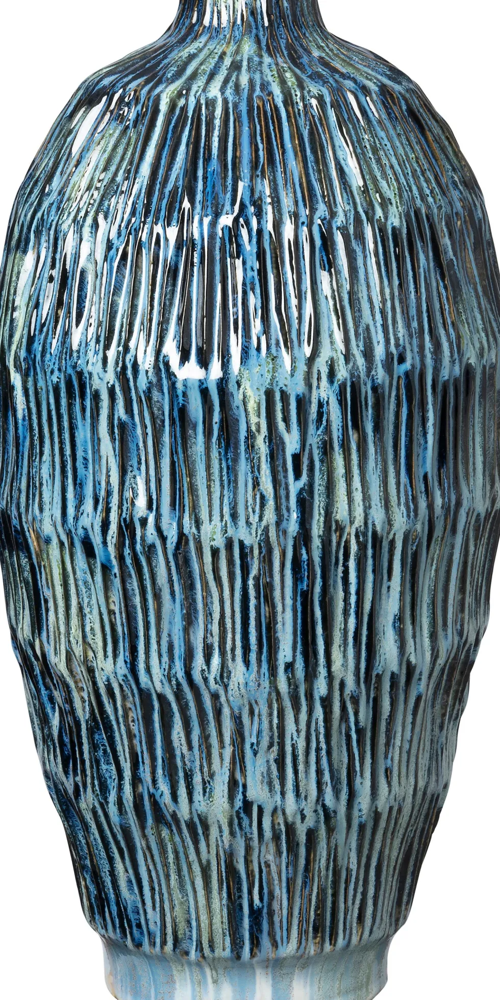 Intratuin vaas John blauw D 24,5 H 47,5 cm