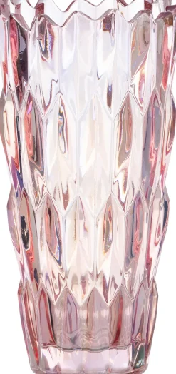 Intratuin vaas Jolein roze D 12 H 25 cm