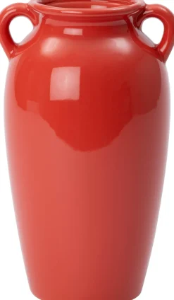 Intratuin vaas Joren rood 18,5 x 17 x 30 cm