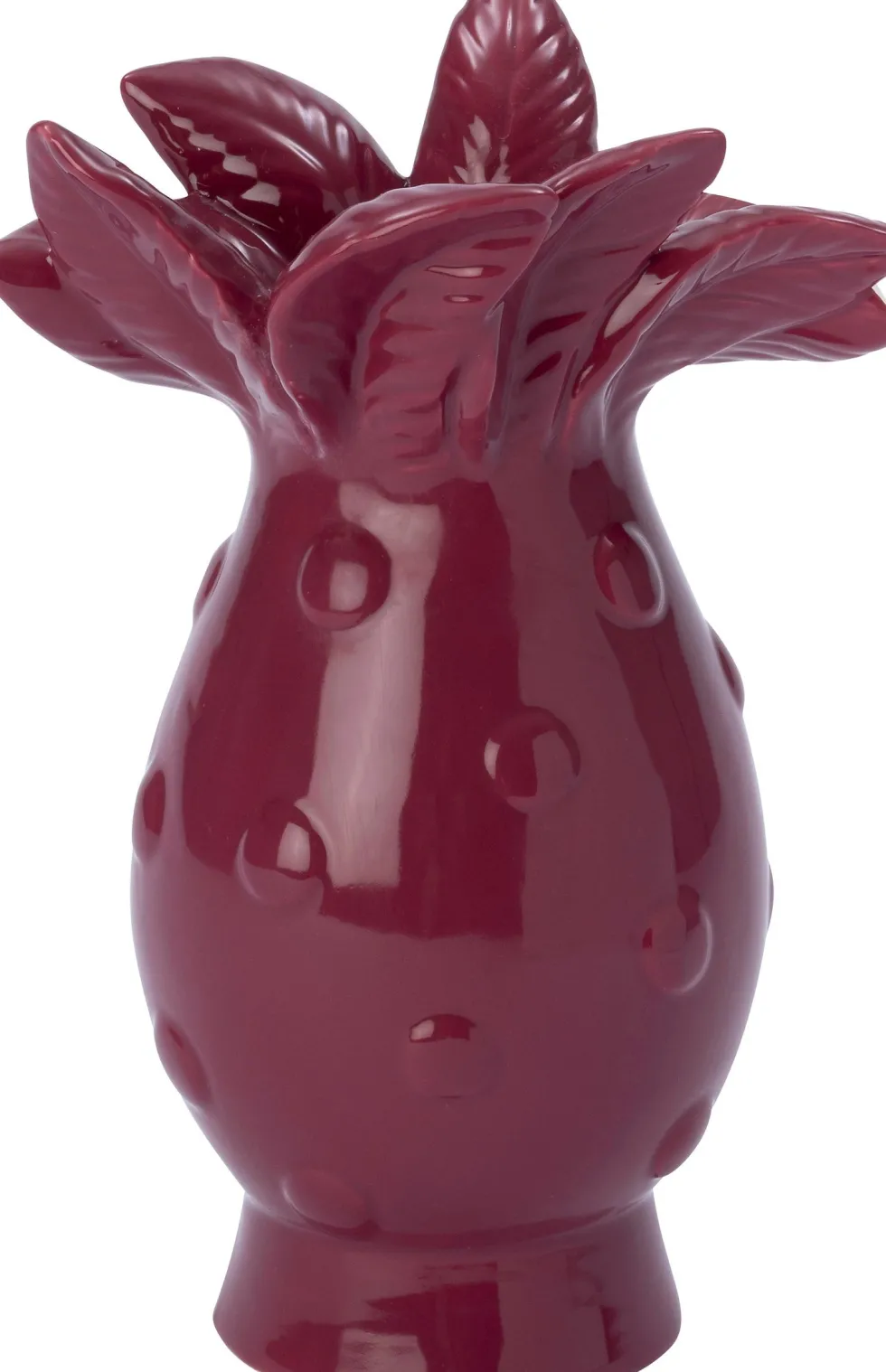 Intratuin vaas Justin rood 17 x 12 x 23,8 cm