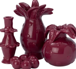 Intratuin vaas Justin rood 17 x 12 x 23,8 cm