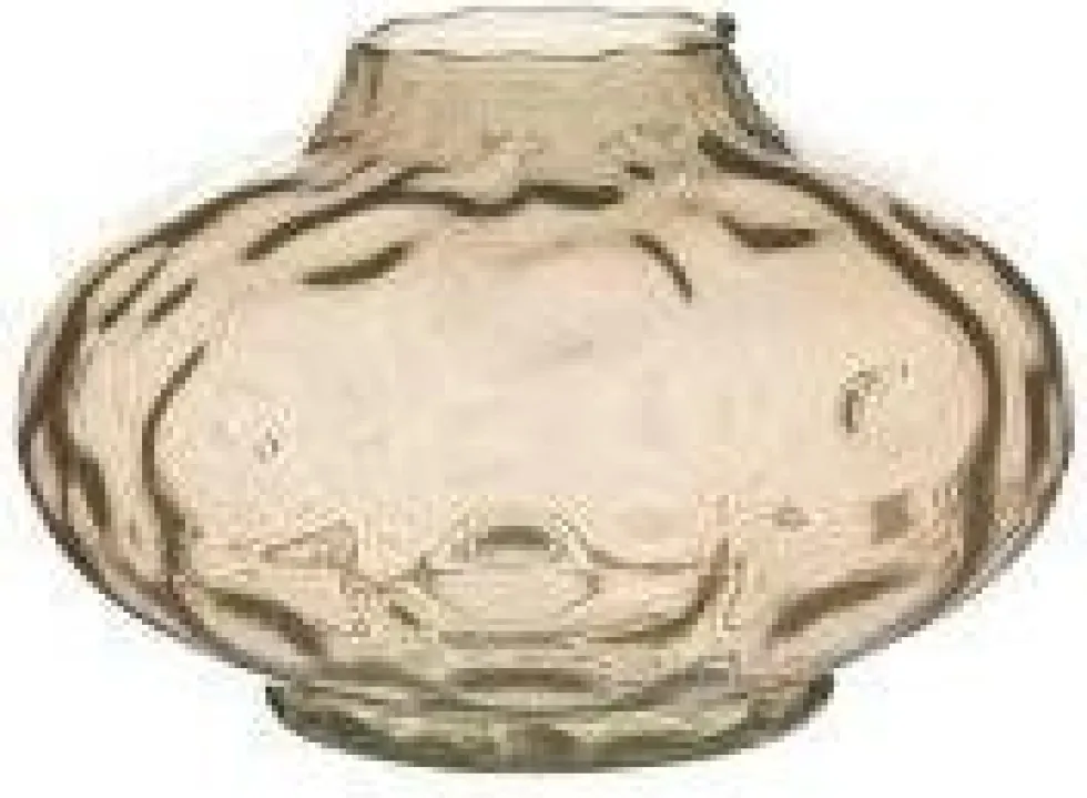 Intratuin vaas Karlijn beige D 15 H 24 cm