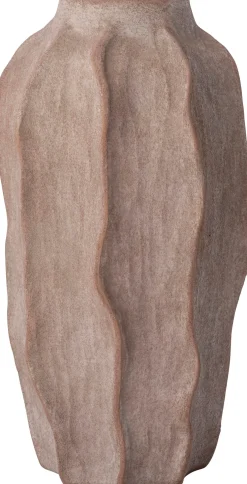 Intratuin vaas Kiel bruin D 18 H 35 cm