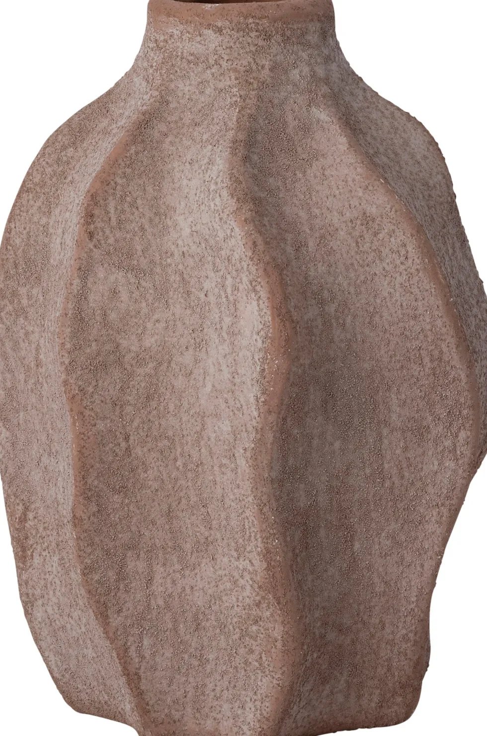 Intratuin vaas Kiel bruin D 10,5 H 15 cm