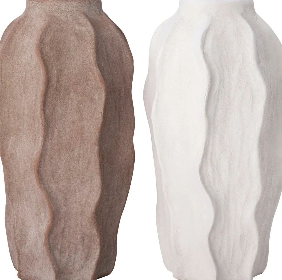 Intratuin vaas Kiel wit D 25,5 H 49,5 cm