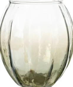 Intratuin vaas Leria groen D 11 H 12 cm