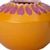 Intratuin vaas Levi oranje D 22 H 15 cm