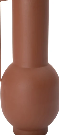 Intratuin vaas Linn rood D 19 H 43 cm