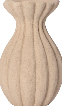Intratuin vaas List beige D 10,5 H 16,8 cm