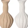 Intratuin vaas List beige D 28,5 H 64,7 cm