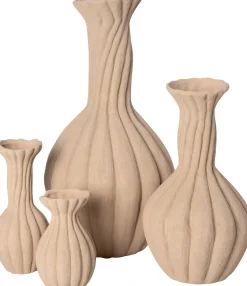 Intratuin vaas List beige D 28,5 H 64,7 cm