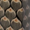 Intratuin vaas Lora zwart / beige 17 x 17 x 42 cm