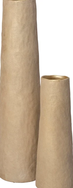 Intratuin vaas Lowca beige D 14 H 50 cm