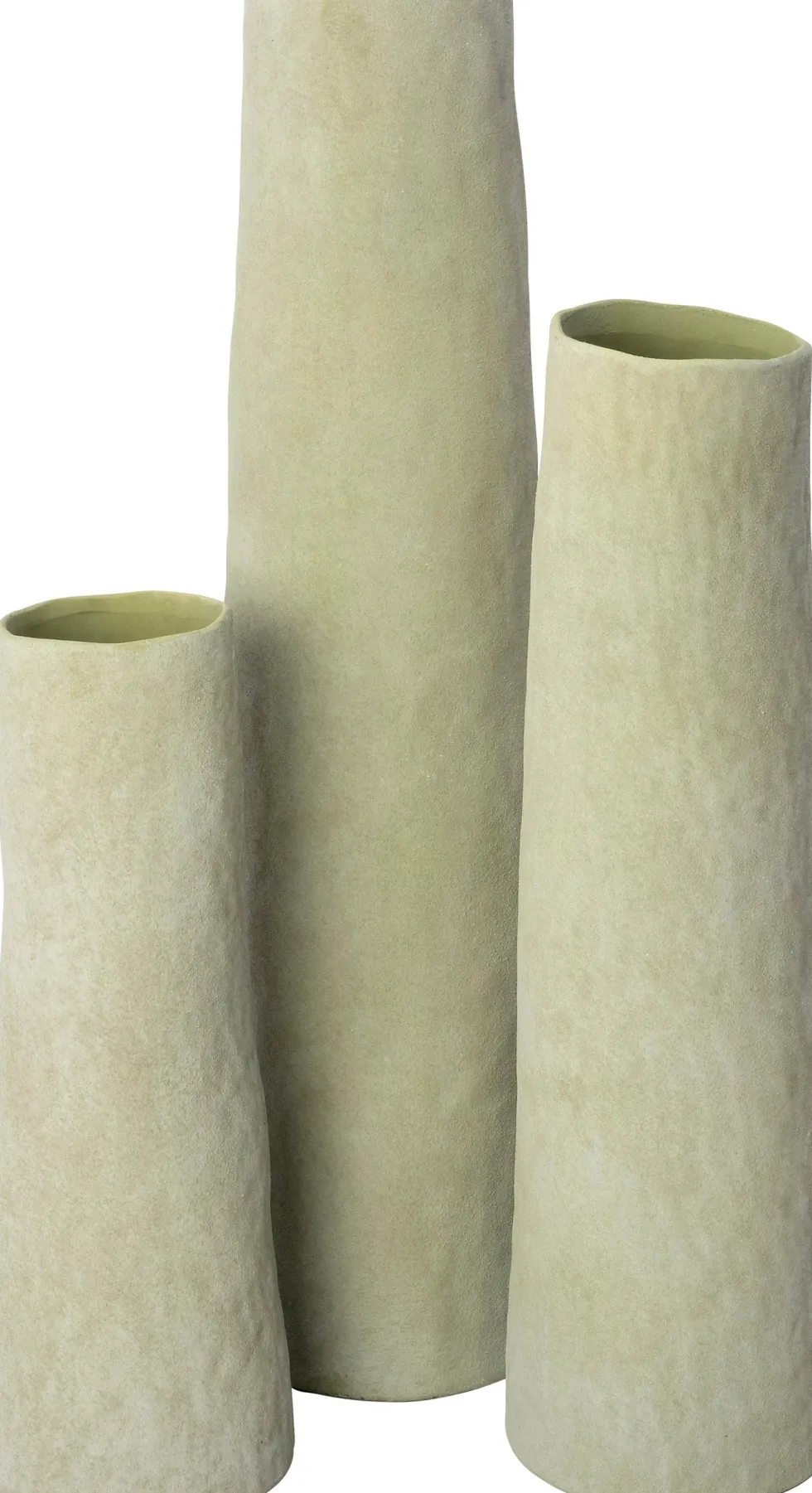 Intratuin vaas Lowca groen D 16 H 62,5 cm