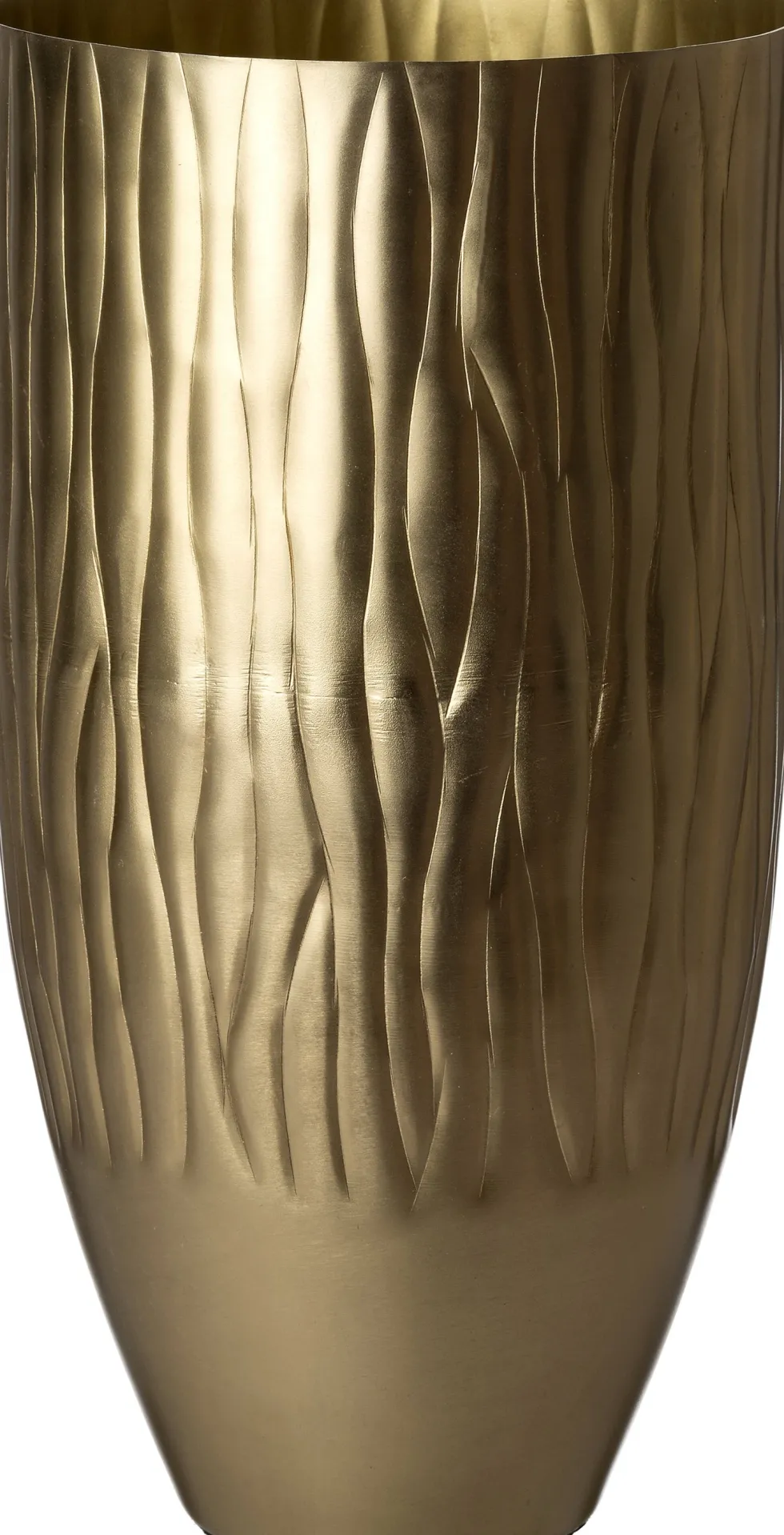 Intratuin vaas Maci goud D 15 H 29 cm