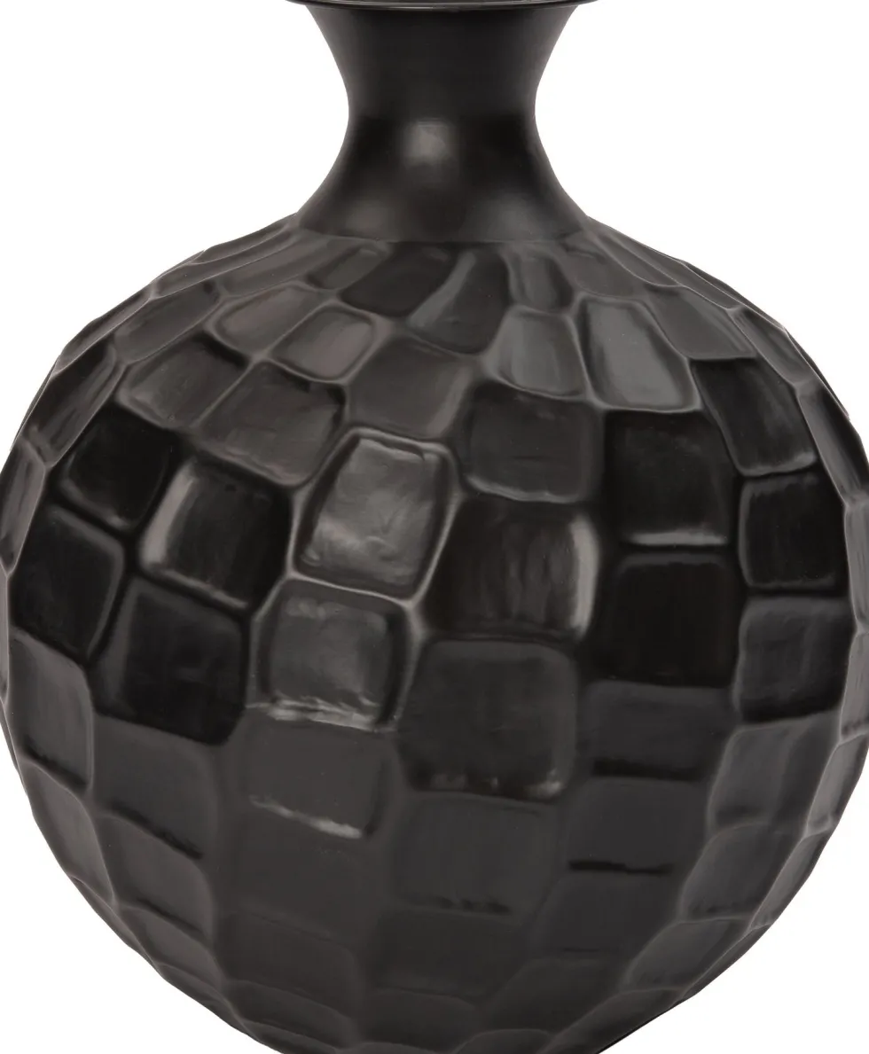 Intratuin vaas Maud zwart D 29 H 34 cm