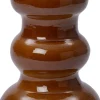 Intratuin vaas Maura bruin D 22 H 50 cm