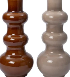 Intratuin vaas Maura bruin D 22 H 50 cm