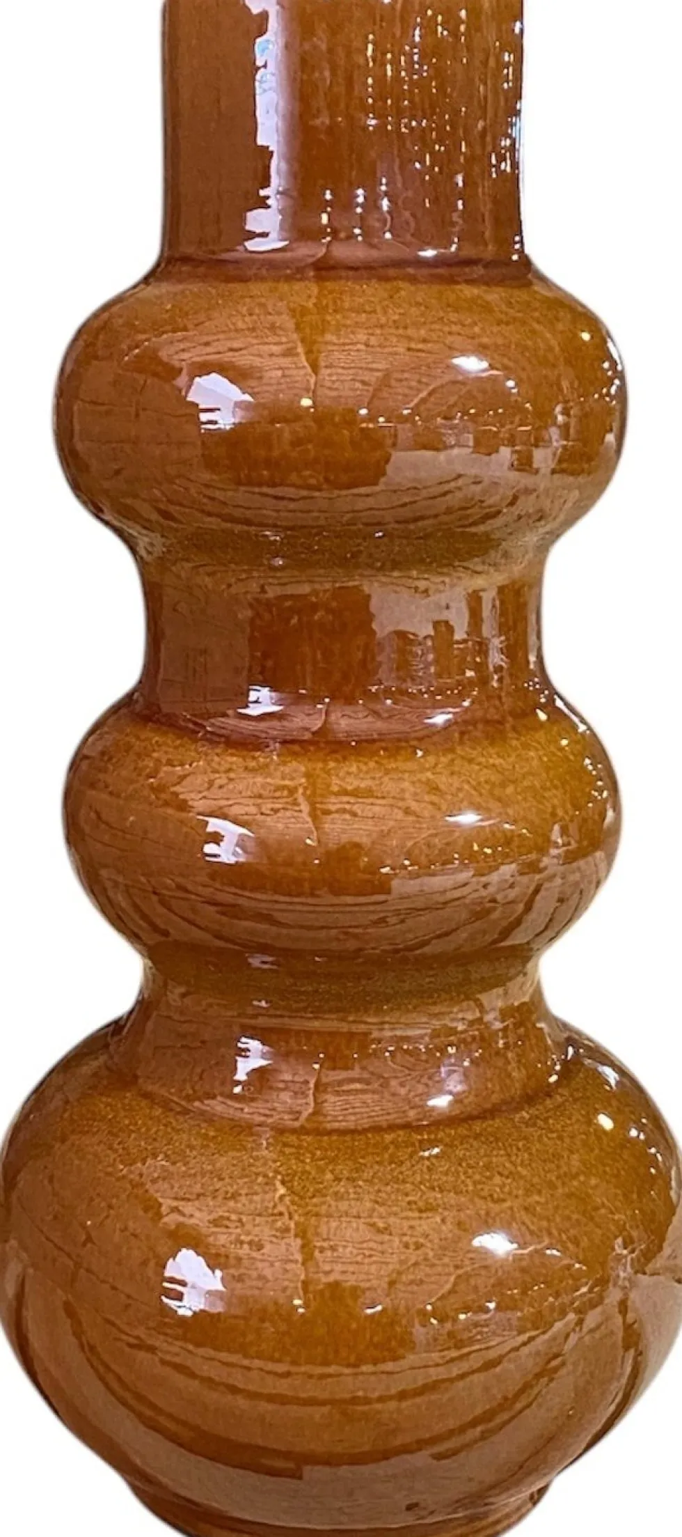 Intratuin vaas Maura bruin D 28 H 60 cm