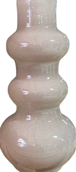 Intratuin vaas Maura taupe D 30 H 70 cm