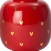 Intratuin vaas Meryl rood D 12 H 15 cm