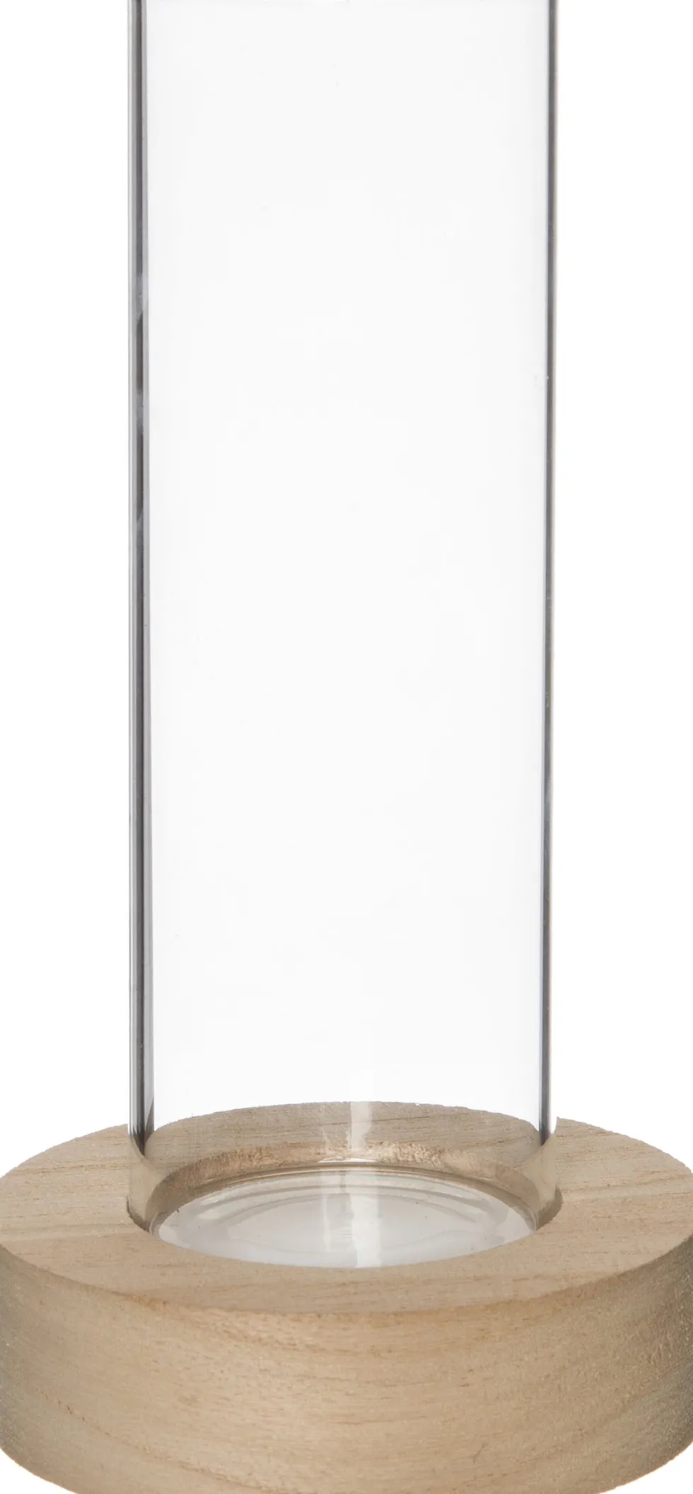 Intratuin vaas met LED transparant D 8,5 H 22,3 cm