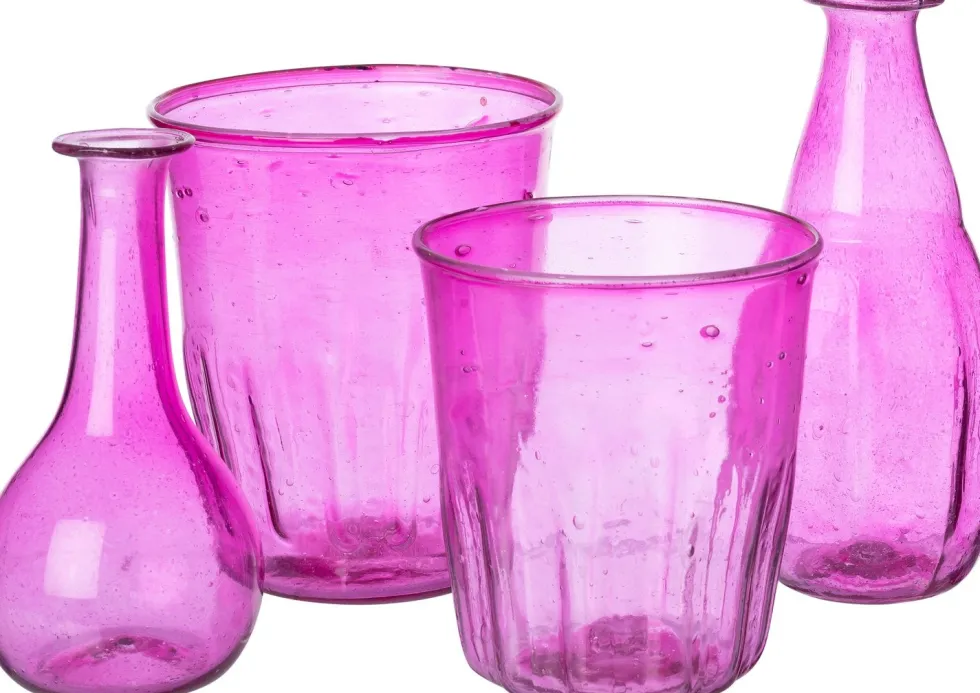 Intratuin vaas Mien roze D 13 H 13 cm