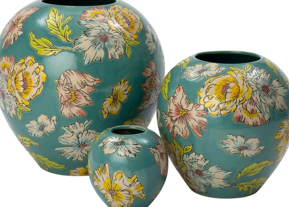 Intratuin vaas Minck groen D 20 H 20 cm