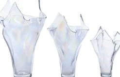 Intratuin vaas Minck transparant D 22 H 40 cm