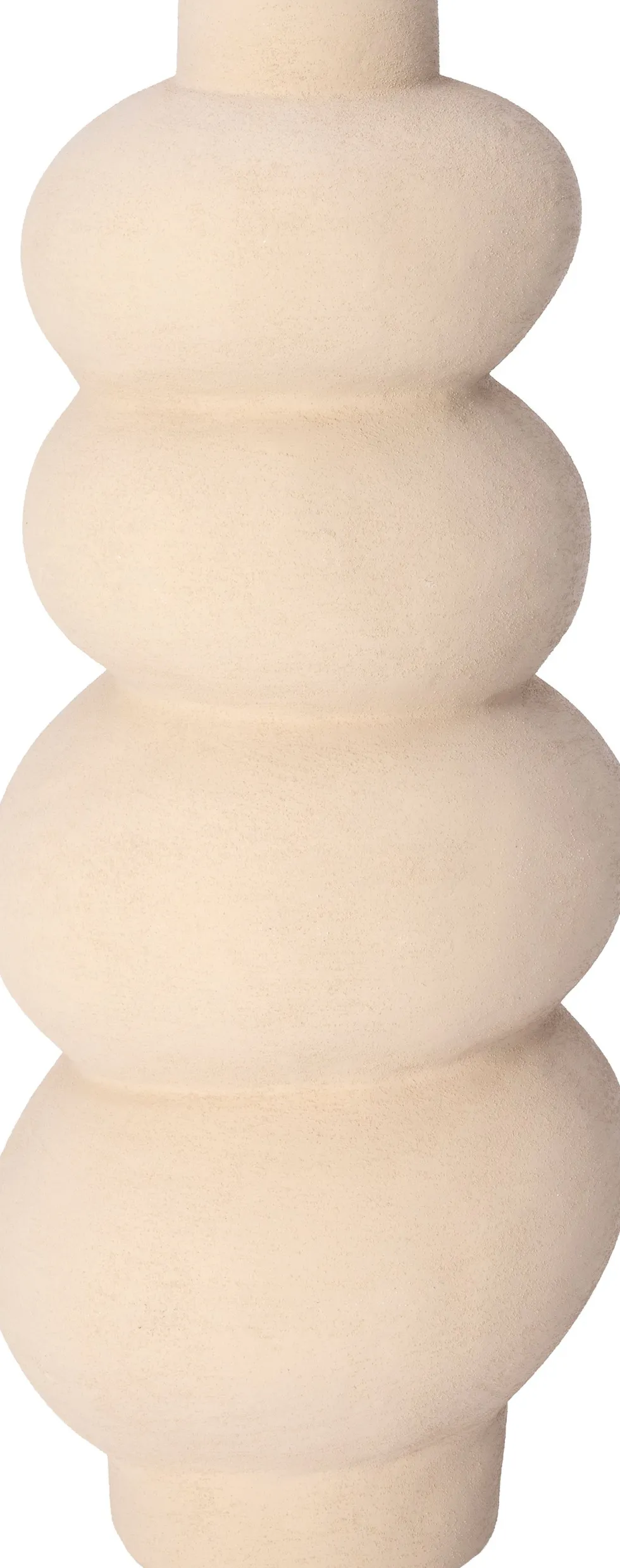 Intratuin vaas Nelson beige 18 x 16 x 44,3 cm