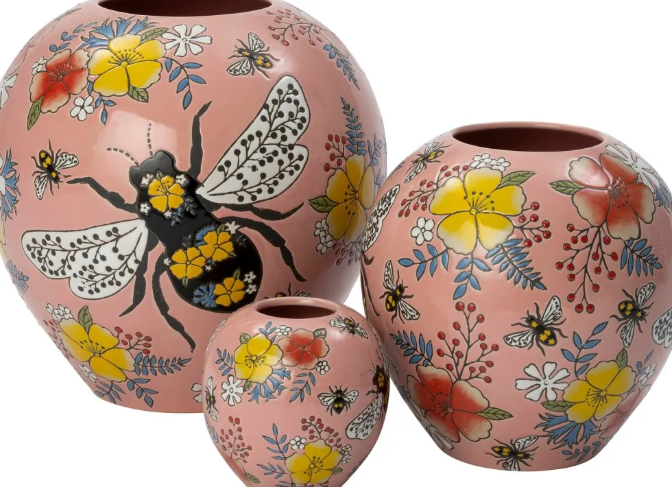 Intratuin vaas Nik roze D 11 H 11 cm