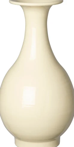 Intratuin vaas Nive geel D 14 H 26 cm