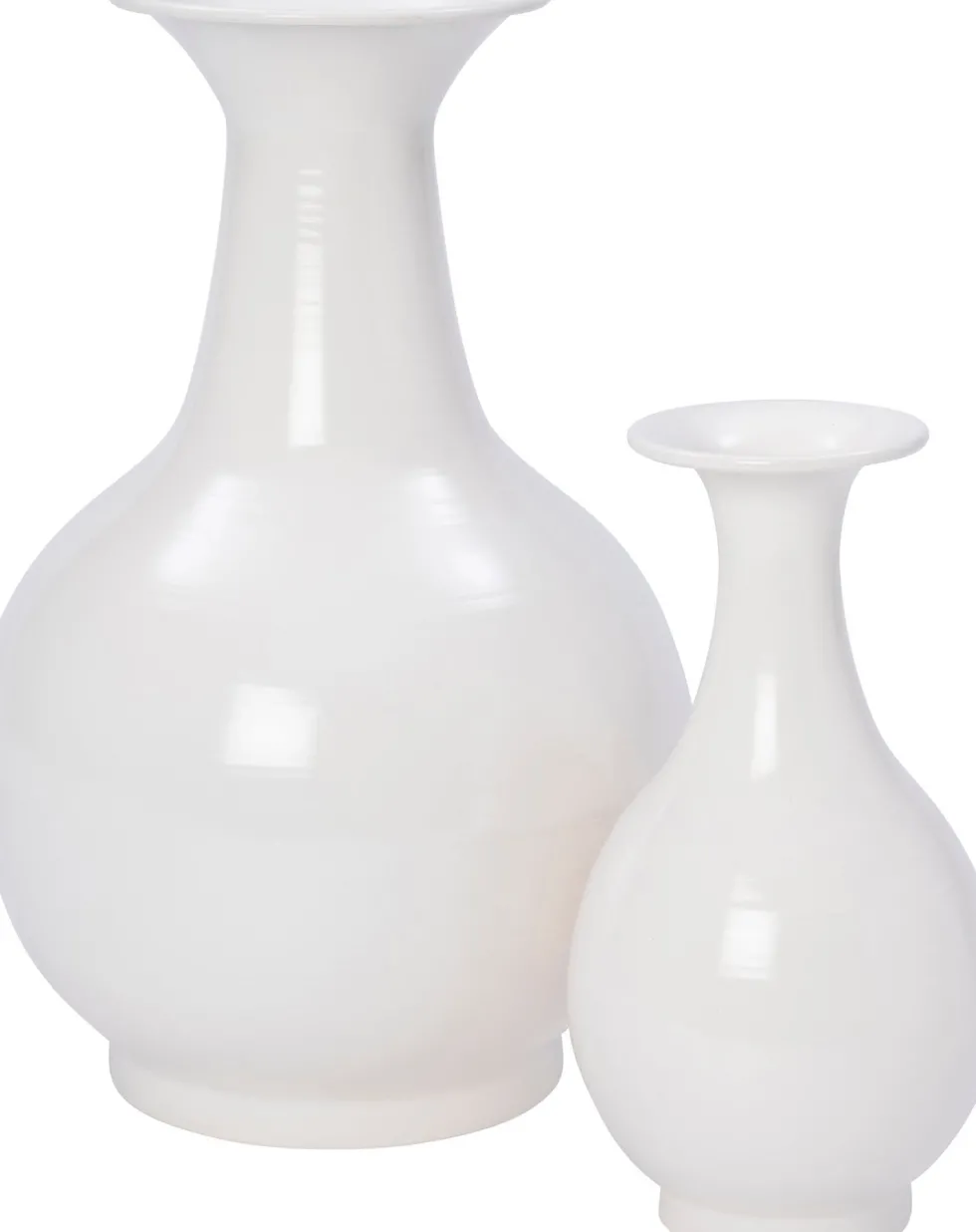 Intratuin vaas Nive wit D 14 H 26 cm