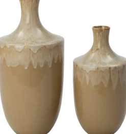 Intratuin vaas Novi beige / crème D 21 H 40 cm