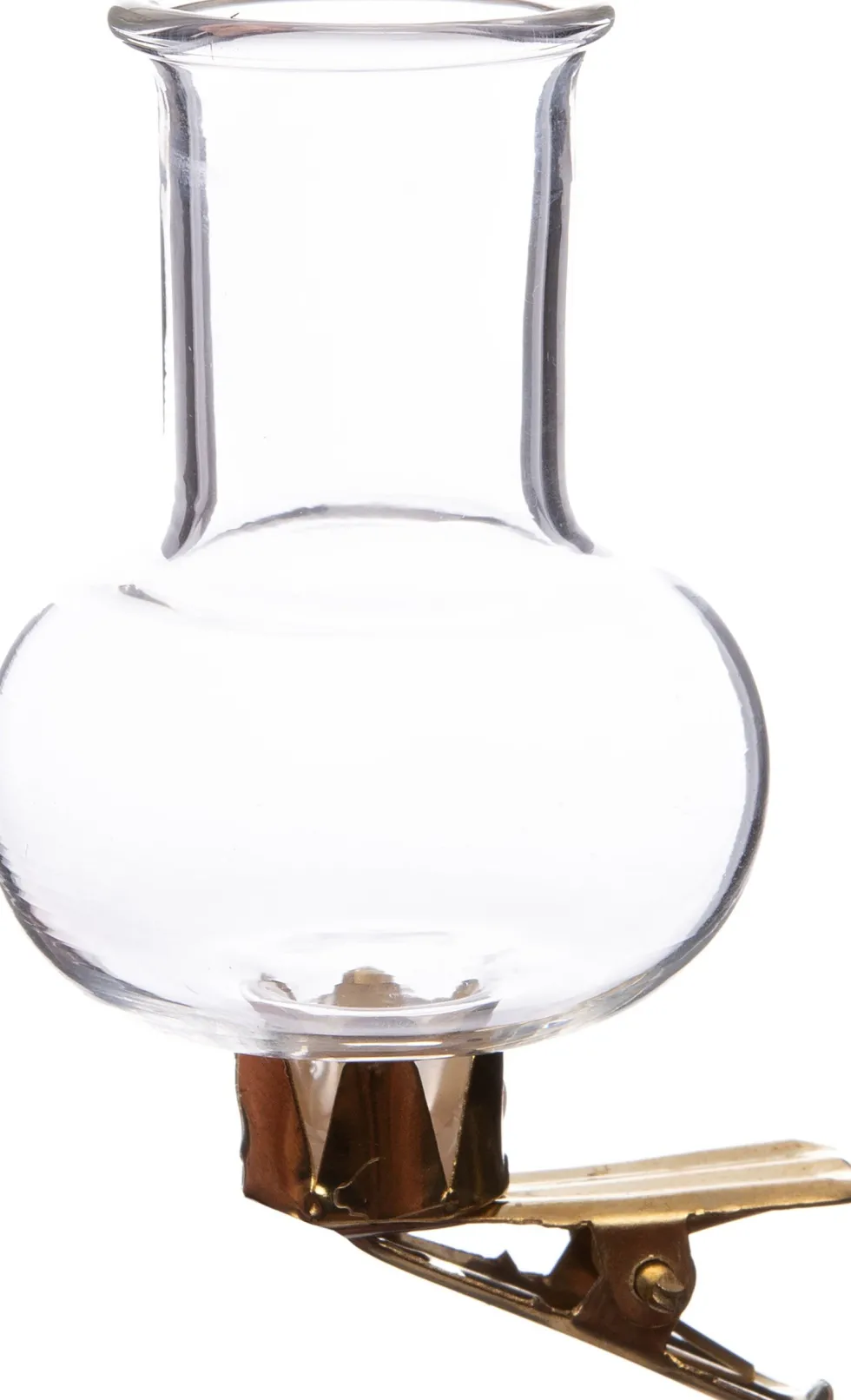 Intratuin vaas op clip transparant smal D 3,9 H 7,4 cm