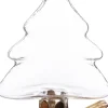 Intratuin vaas op clip transparant kerstboom 5 x 2,1 x 7,8 cm