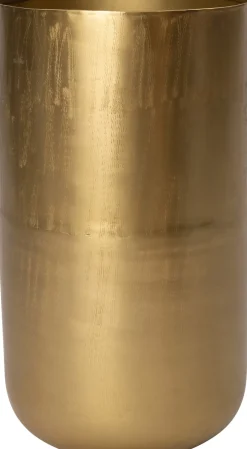 Intratuin vaas Oulu goud D 17 H 30 cm