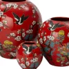 Intratuin vaas Peet rood D 11 H 11 cm