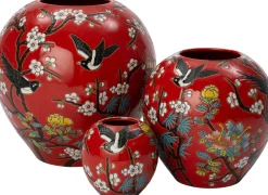 Intratuin vaas Peet rood D 11 H 11 cm