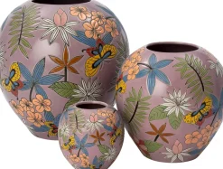 Intratuin vaas Piet paars D 20 H 20 cm