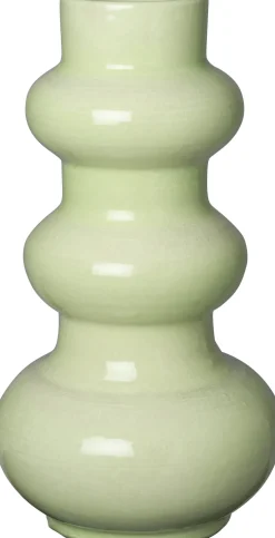 Intratuin vaas Polla groen D 17 H 35 cm