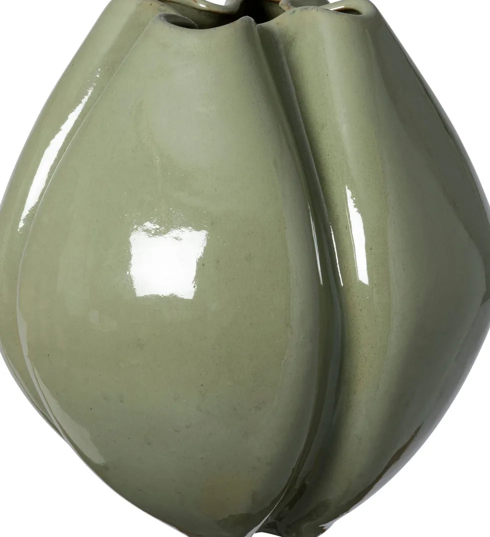 Intratuin vaas Primo groen D 26 H 27,5 cm
