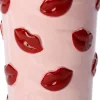 Intratuin vaas Rane roze / rood D 12 H 25 cm