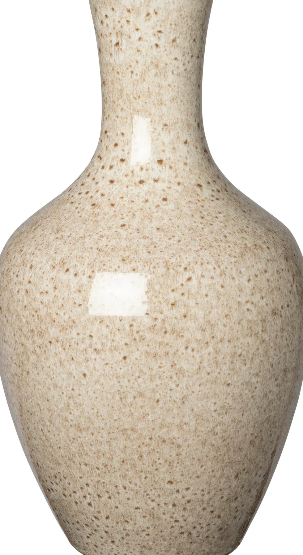 Intratuin vaas Roag beige D 24 H 35 cm