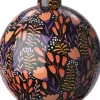 Intratuin vaas Sabi zwart / oranje D 35 H 40,5 cm
