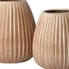 Intratuin vaas Sandra beige D 27 H 29 cm