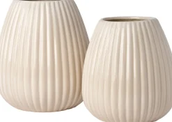 Intratuin vaas Sandra crème D 25 H 26 cm