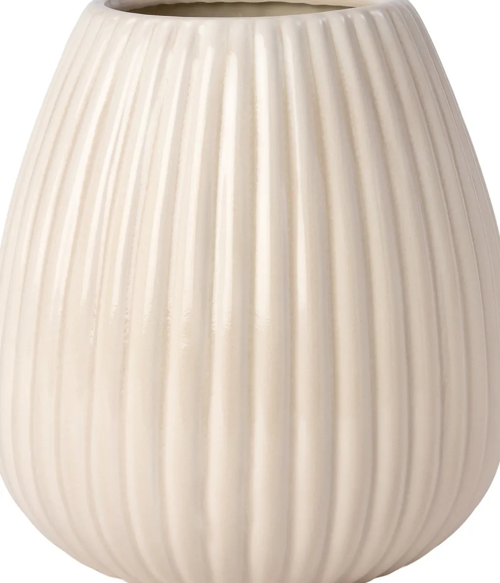 Intratuin vaas Sandra crème D 25 H 26 cm