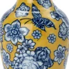 Intratuin vaas Saskia geel D 10 H 20 cm