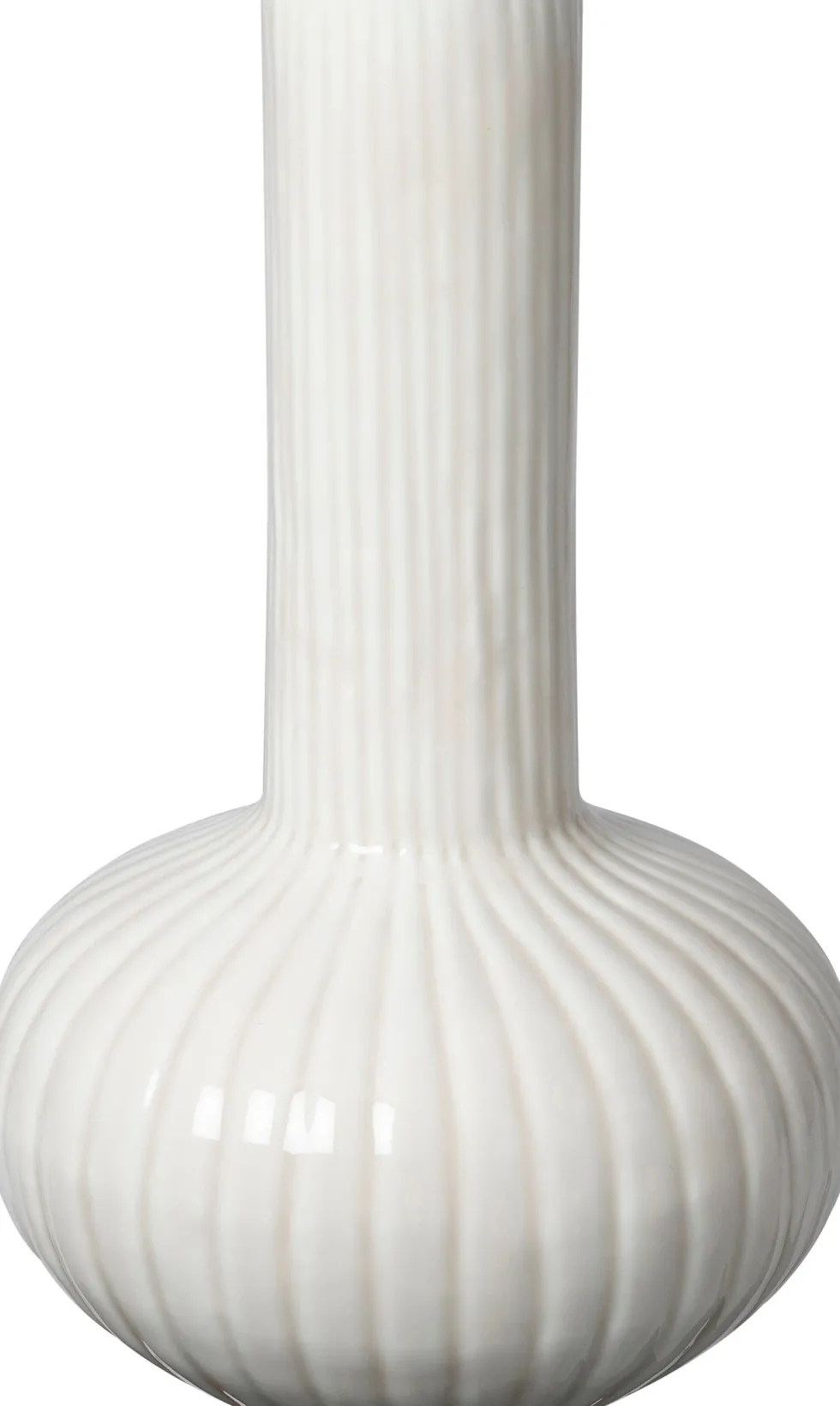 Intratuin vaas Seaham wit D 25 H 40 cm
